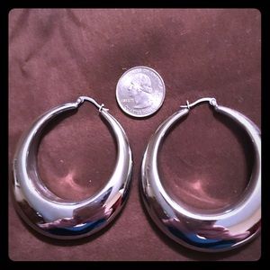 Earrings- Silver tone